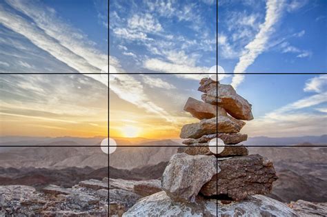 rule of thirds.